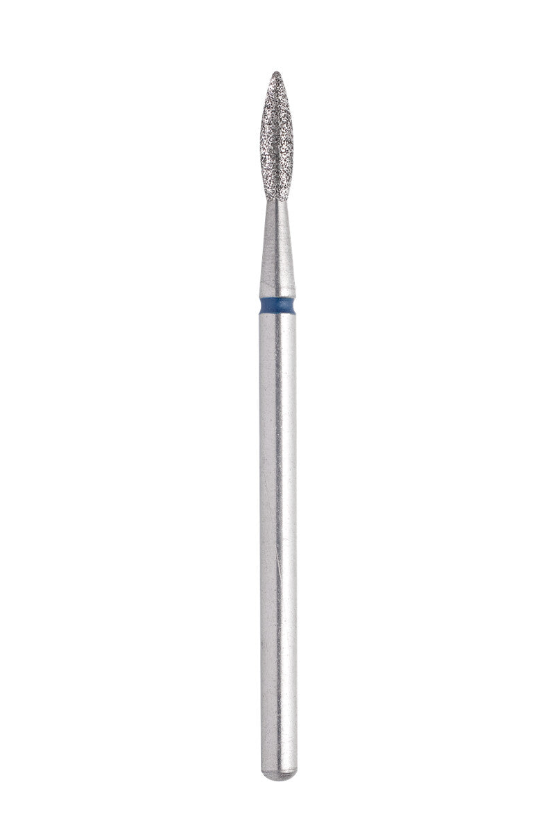 Płomień diamentowy ostry niebieski średnica 2,1 mm, część robocza 8 mm, szt.
