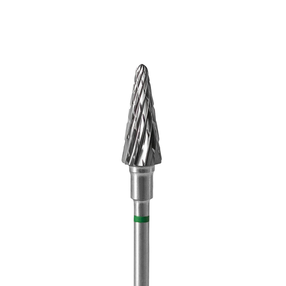 Frez węglikowy, "stożek" zielony, średnica 6 mm / część robocza 14 mm, szt.