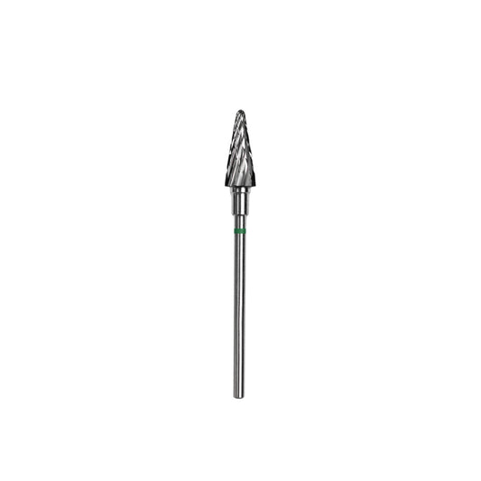 Frez węglikowy, "stożek" zielony, średnica 6 mm / część robocza 14 mm, szt.