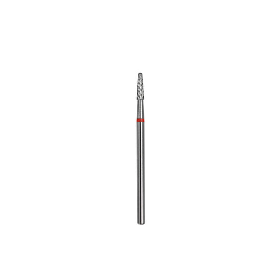 Frez węglikowy, "stożek" czerwony, średnica 2.3 mm / część robocza 8 mm, szt.