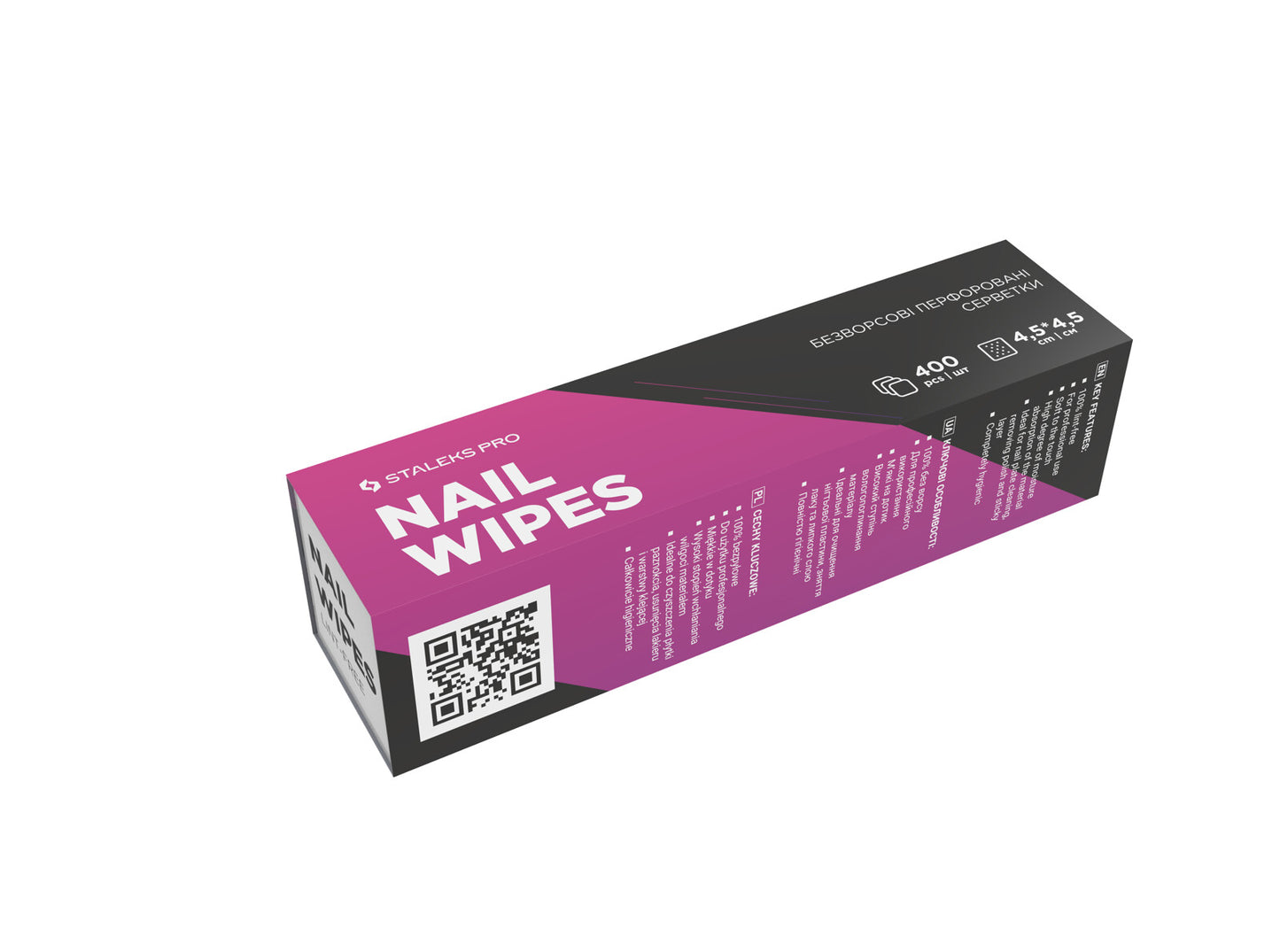 Perforowane waciki bezpyłowe EXPERT (400 szt)